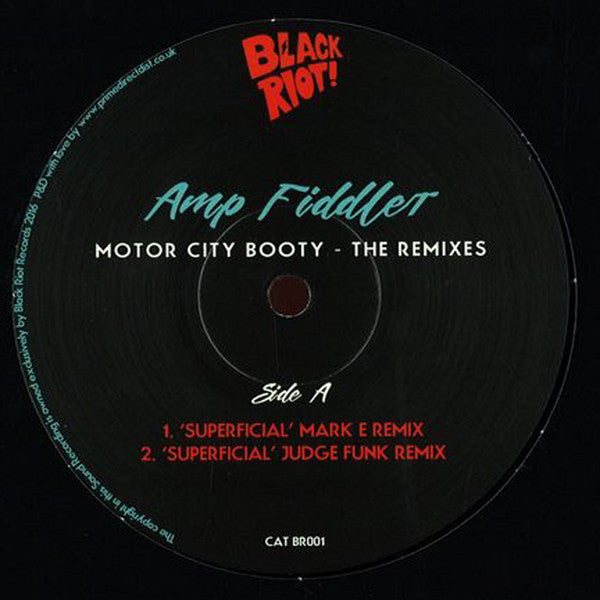 Amp Fiddler : Motor City Booty - The Remixes (12")
