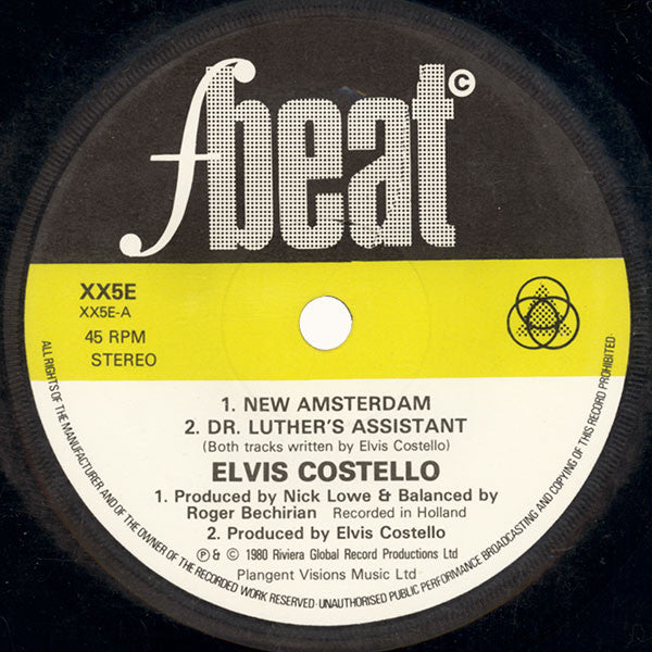 Elvis Costello : New Amsterdam (7", EP)