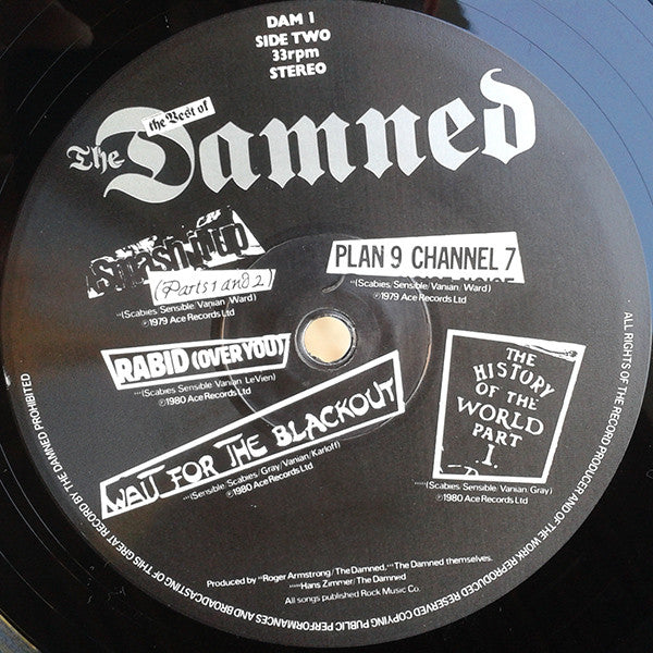 The Damned : Another Great Record From The Damned: The Best Of The Damned (LP, Comp, RE)