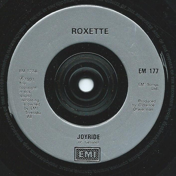 Roxette : Joyride (7", Single, Sol)