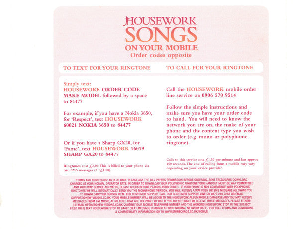 Various : Housework Songs (2xCD, Comp)