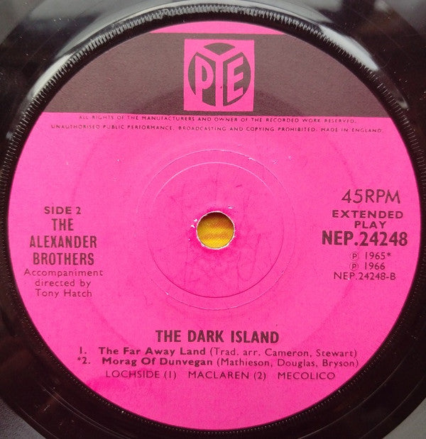 The Alexander Brothers : The Dark Island (7", EP)