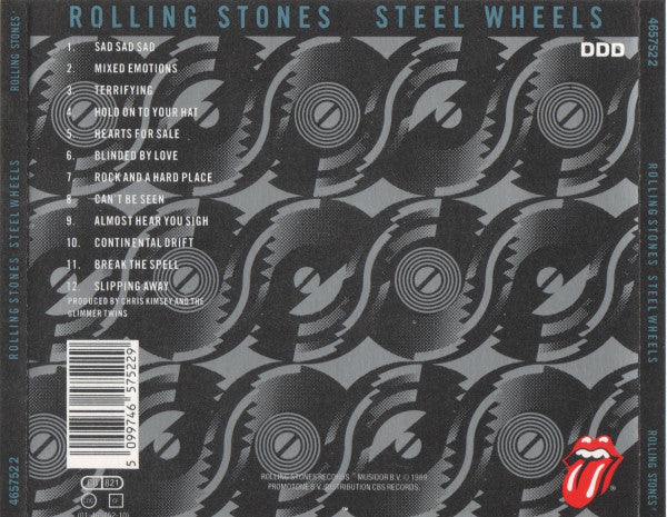 The Rolling Stones : Steel Wheels (CD, Album)