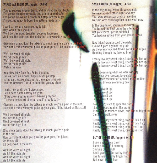 Mick Jagger : Wandering Spirit (CD, Album)