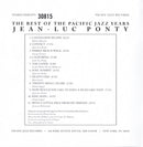 Jean-Luc Ponty : The Best Of The Pacific Jazz Years (CD, Comp)
