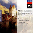 Mendelssohn* : Wiener Philharmoniker, Christoph Von Dohnányi : The Symphonies II: Symphonies Nos. 3, 4 & 5 / 3 Overtures (2xCD, Comp)