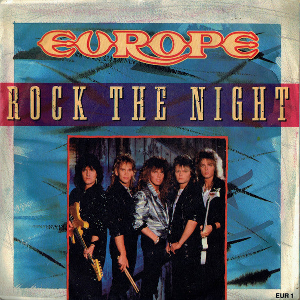 Europe (2) : Rock The Night (7", Single)