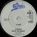 Europe (2) : Rock The Night (7", Single)