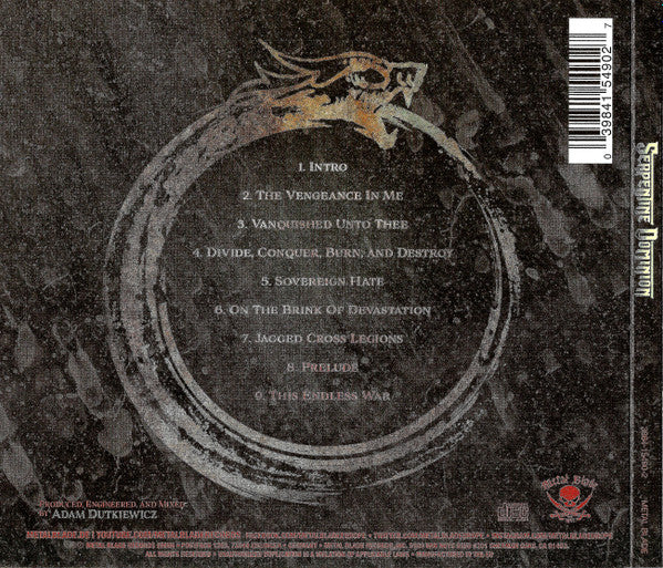 Serpentine Dominion : Serpentine Dominion (CD, Album, Dig)