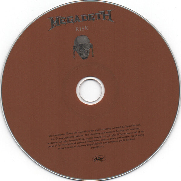 Megadeth : Risk (CD, Album, RE, RM, Rem)