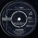 P.J. Proby : Somewhere (7", Single, 4 P)