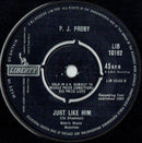 P. J. Proby* : Somewhere (7", Single, 4 P)