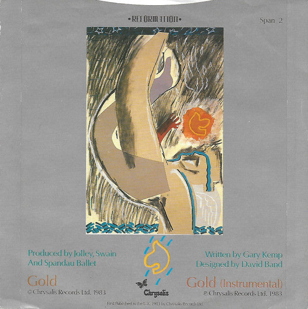 Spandau Ballet : Gold (7", Single, Pap)