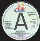 Evelyn Thomas : Doomsday (7", Single, Promo)