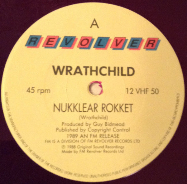 Wrathchild : Nukklear Rokket (12", M/Print, Pur)