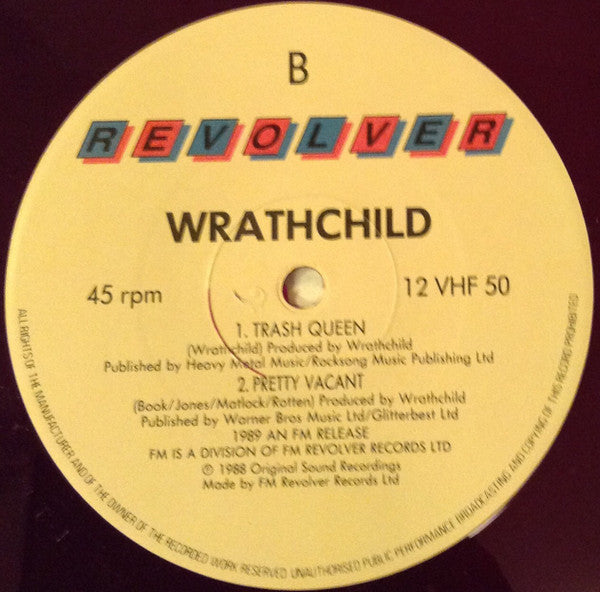 Wrathchild : Nukklear Rokket (12", M/Print, Pur)