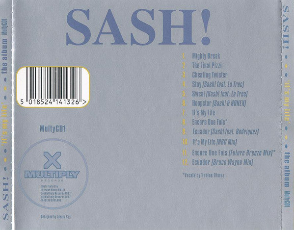 Sash! : It's My Life (CD, Album)