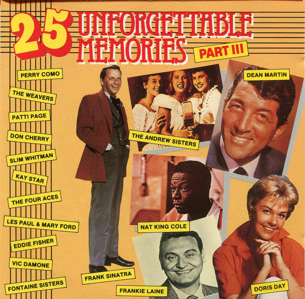 Various : 25 Unforgettable Memories Part III (CD, Comp)