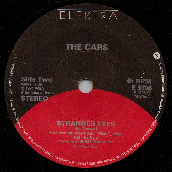 The Cars : Drive (7", Single, Com)