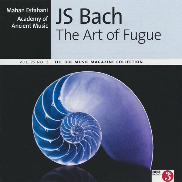 Johann Sebastian Bach, Mahan Esfahani, The Academy Of Ancient Music : The Art Of Fugue (CD)