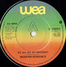 Modern Romance : Ay Ay Ay Ay Moosey (7", Single)