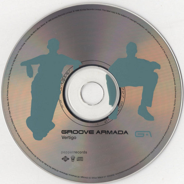 Groove Armada : Vertigo (CD, Album, Nim)
