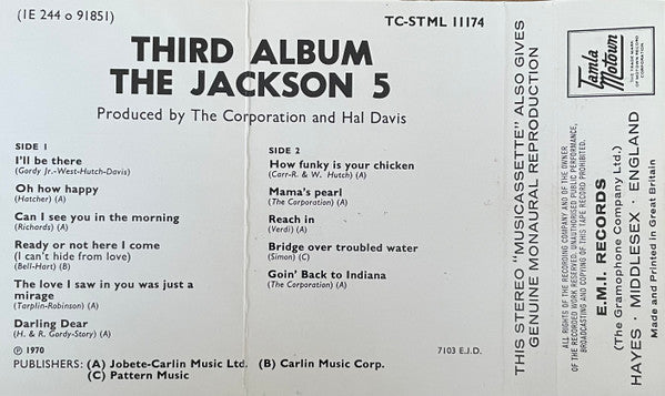 The Jackson 5 : Third Album (Cass)