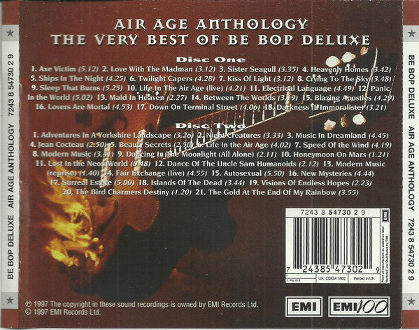 Be Bop Deluxe : Air Age Anthology (The Very Best Of Be Bop Deluxe) (2xCD, Comp, UK)