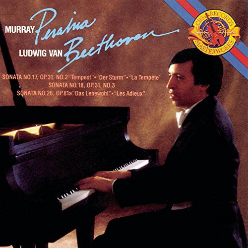 Ludwig van Beethoven, Murray Perahia : Sonata No. 17,Op. 31, No. 2 "Tempest" • "Der Sturm" • "La Tempête" - Sonata No. 18, Op. 31 No. 3 - Sonata No. 26, Op. 81a "Das Lebewohl" • "Les Adieux"  (CD)