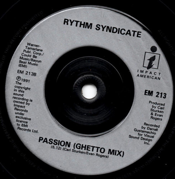 Rythm Syndicate (2) : Hey Donna (7", Sil)