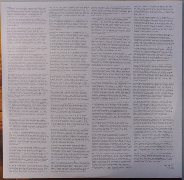 R.E.M. : Out Of Time (LP, Album, RE + 2xLP, Dem + Ltd, RM, 25t)