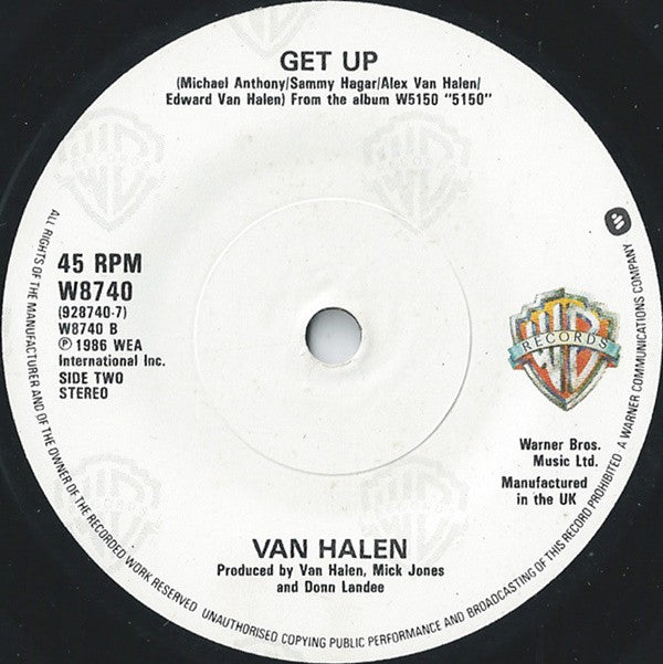 Van Halen : Why Can't This Be Love (7", Single, Pap)