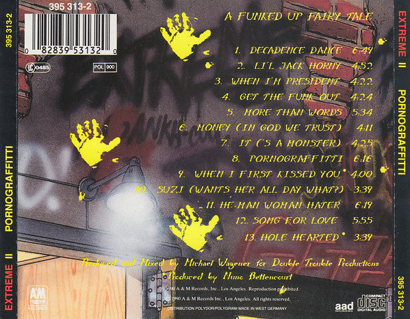 Extreme (2) : Extreme II: Pornograffitti (A Funked Up Fairy Tale) (CD, Album)
