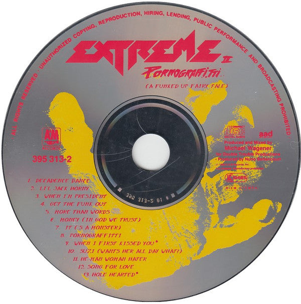 Extreme (2) : Extreme II: Pornograffitti (A Funked Up Fairy Tale) (CD, Album)