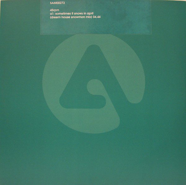 Amar : Sometimes It Snows In April (Dreem House Snowman Mix) (12", S/Sided, Promo)