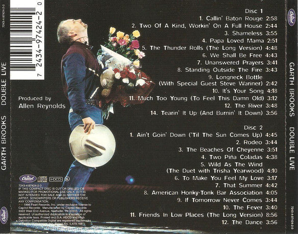 Garth Brooks : Double Live (2xHDCD, Album, Lim)