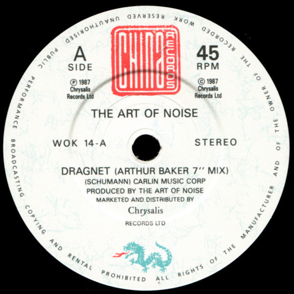 The Art Of Noise : Dragnet (7", Single)