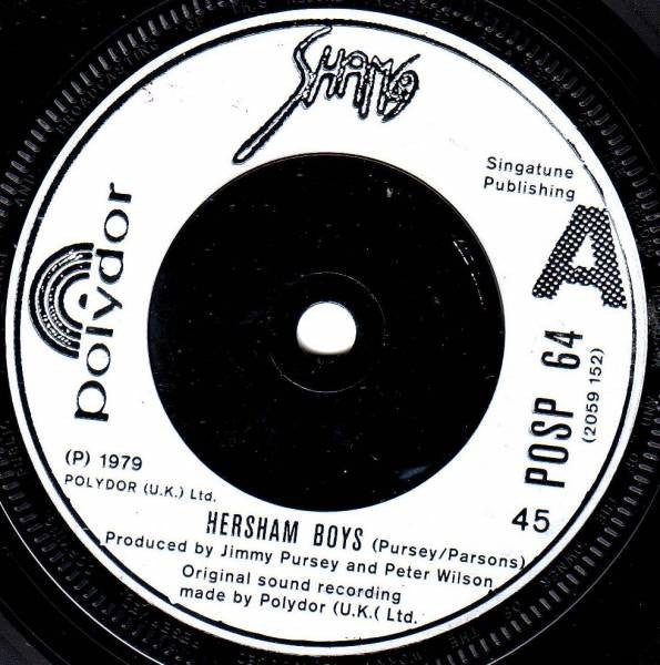 Sham 69 : Hersham Boys (7", Single)