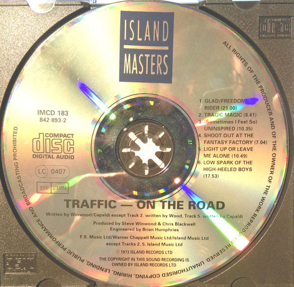 Traffic : On The Road (CD, Album, RE)