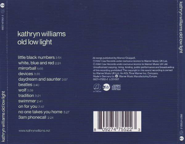 Kathryn Williams : Old Low Light (CD, Album)