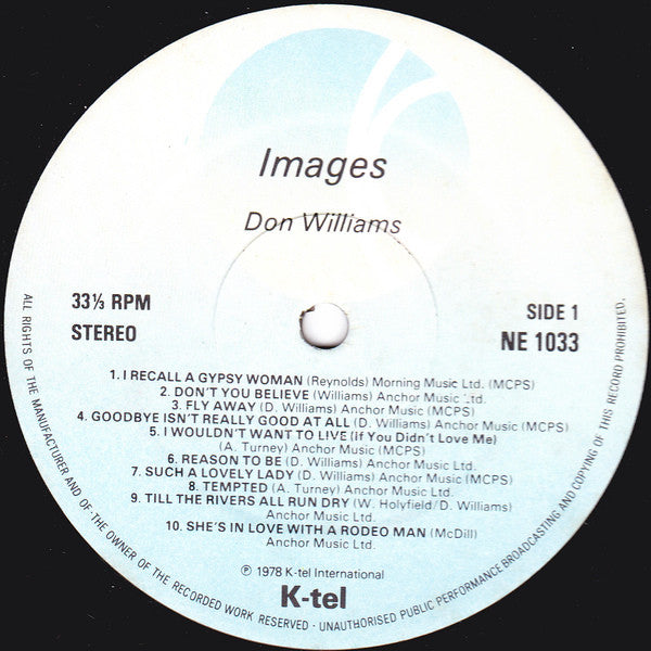 Don Williams (2) : Images (LP, Comp)