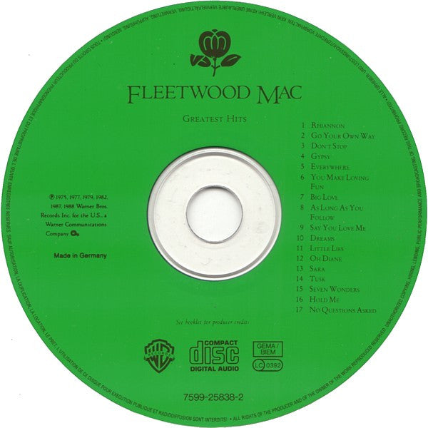 Fleetwood Mac : Greatest Hits (CD, Comp, RE)