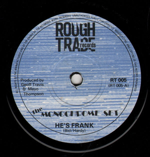 The Monochrome Set : He's Frank / Alphaville (7", Single)
