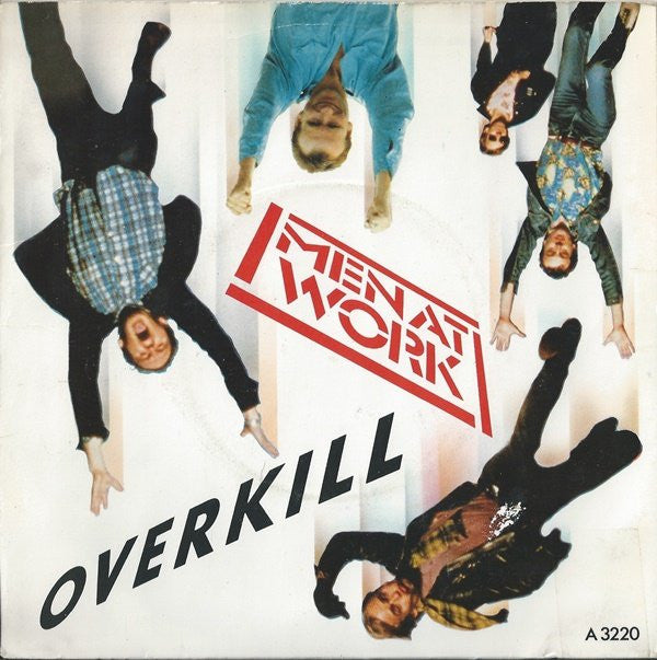 Men At Work : Overkill (7", Single, Pap)