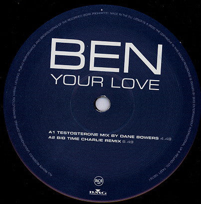 Ben Ofoedu : Your Love (12")