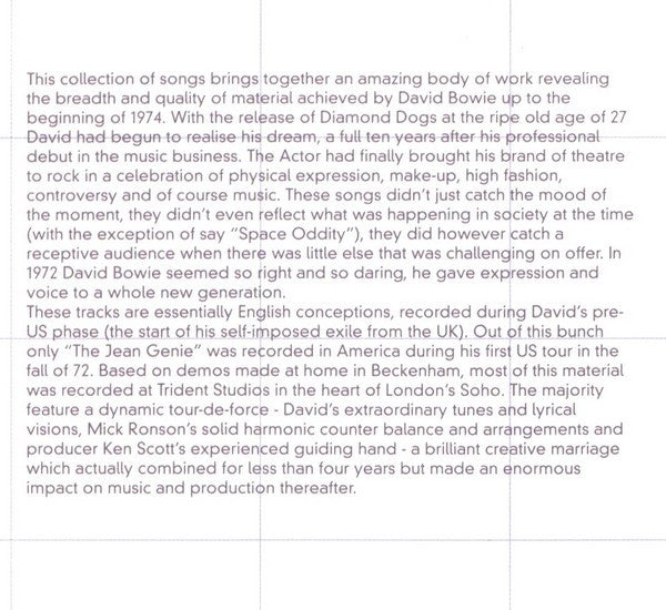 David Bowie : The Best Of David Bowie 1969/1974 (CD, Comp, RM)