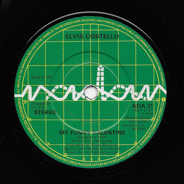 Elvis Costello & The Attractions : Oliver's Army (7", Single, WEA)