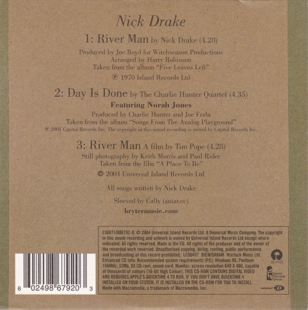 Nick Drake : River Man (CD, Single, Enh)