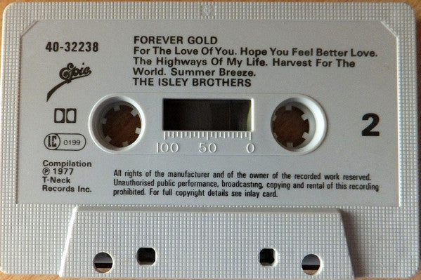 The Isley Brothers : Forever Gold (Cass, Album, Comp)