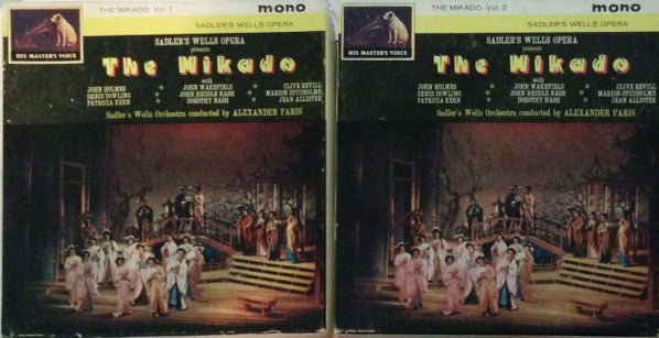 Gilbert & Sullivan, Sadler's Wells Opera Company : The Mikado (2xReel, 2tr Mono, Album)